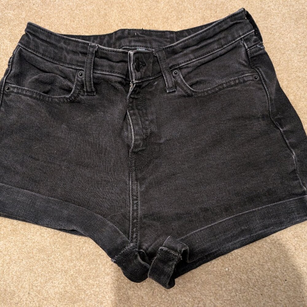 Wild Fable Black Jean High-Rise Shorts